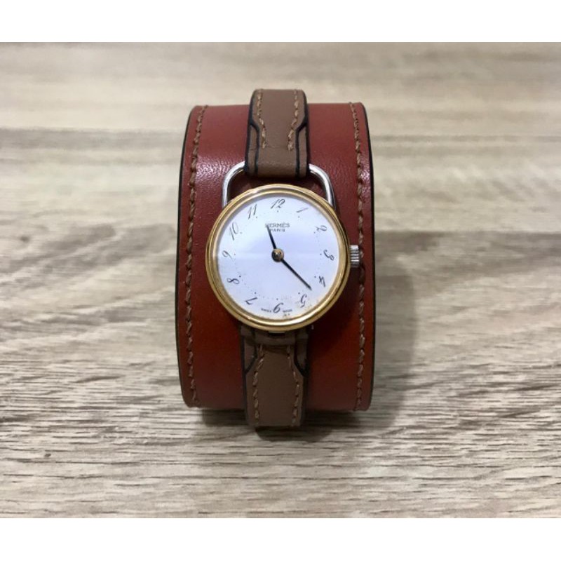 Jam Tangan Preloved vintage wanita HERMES original jam authentic branded