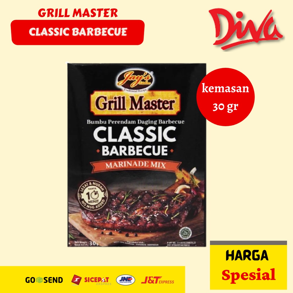 

[30gr] Grill Master Classic Barbecue - Bumbu Rendaman