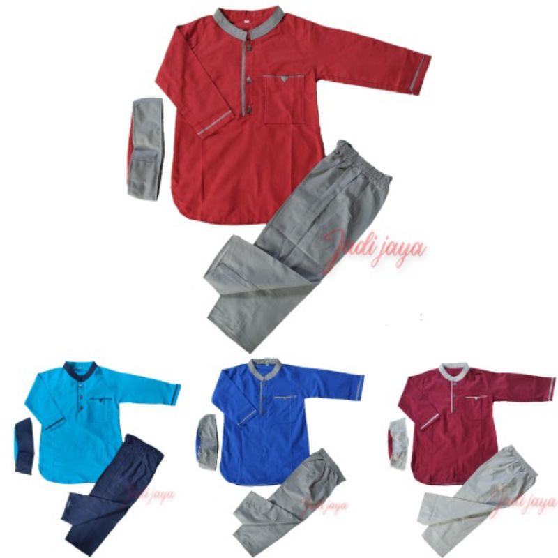 Setelan Koko anak santri Koko Pakistan toyobo