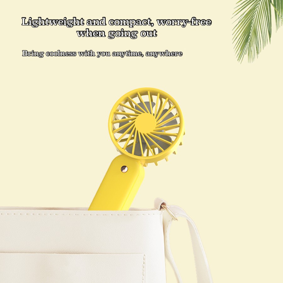 HX-932 Summer Outdoor Pocket Fan/USB Charging Fan with Lanyard