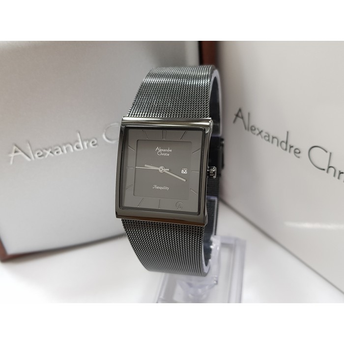Jam Tangan Wanita Alexandre Christie AC 8333 Fullblack Original