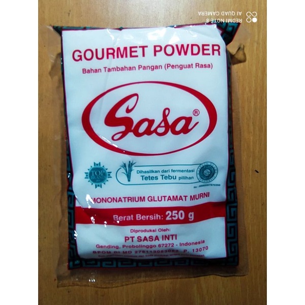 

1 bks msg mecin Sasa 250 gram