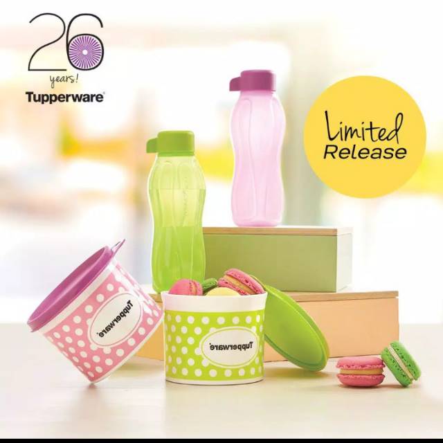 Toples Tupperware Polkadot Belajar Mengisi