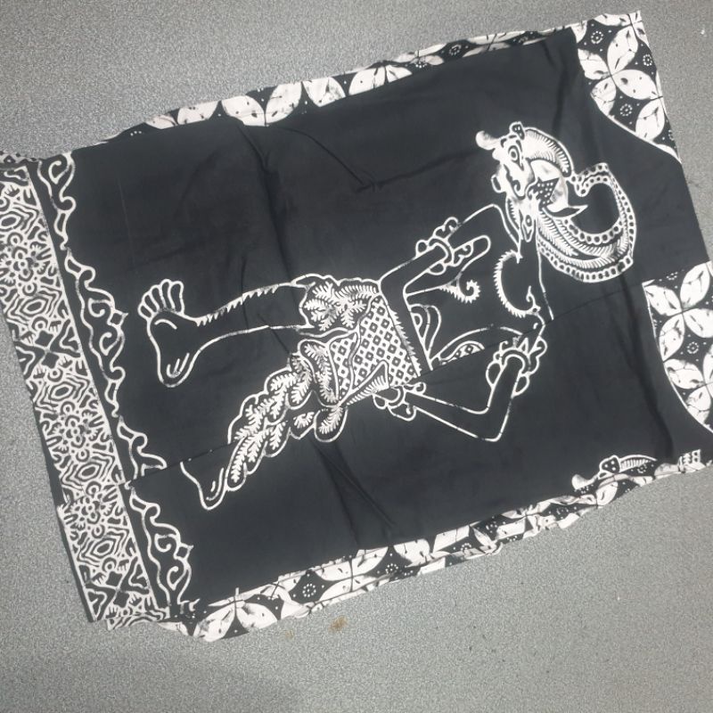 Sarung Celana Batik Wayang / Sarung Instan Hitam Wayang Santri