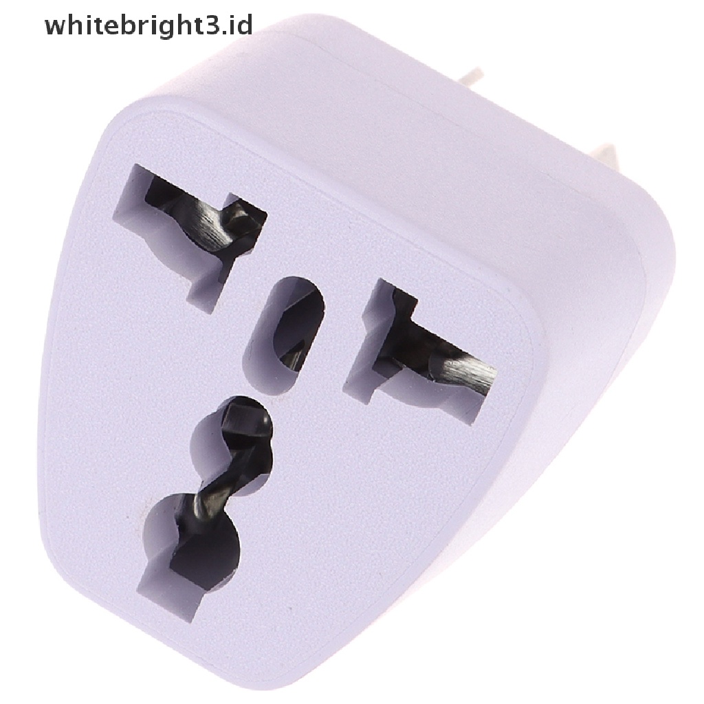 {whitebright3.id} Universal Travel Power Plug Adapter USA EU EURO Asia to AU AUSTRALIAN 3 Pin ,