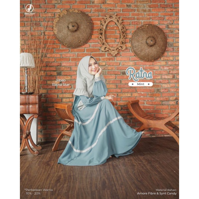 GAMIS GALIH RATNA RUBI HIJAB MOON • ALWA HIJAB