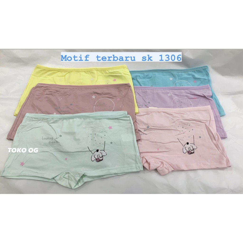 BOXER KID GIRL MB 364 SOREX ; SK MA 209 ; CELANA DALAM ANAK PEREMPUAN CD BOXER SOREX 1306