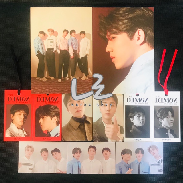 DAY6 - The Book of Us: The Demon (Photocard/Postcard/Bookmark: Sungjin Jae Youngk Wonpil Dowoon)