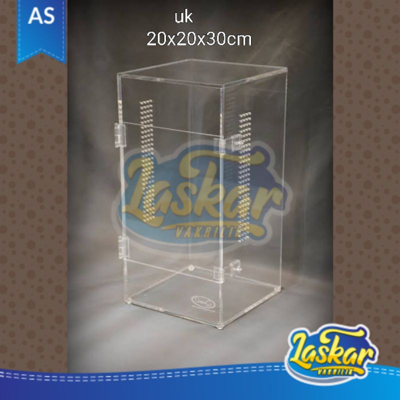 Acrylic Tempat Reptil/box Reptil/Kandang Reptil Acrylic