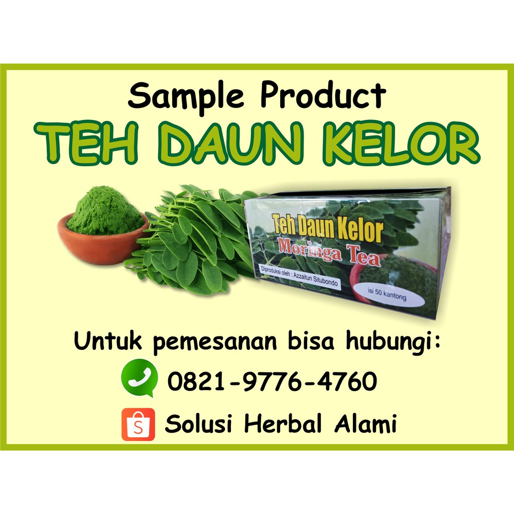 

Teh Celup Daun Kelor Azzaitun Situbondo (Sample Pack)