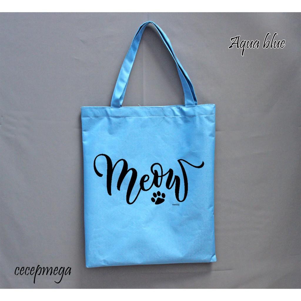 Promo totebeg meow desain MW003 Limited