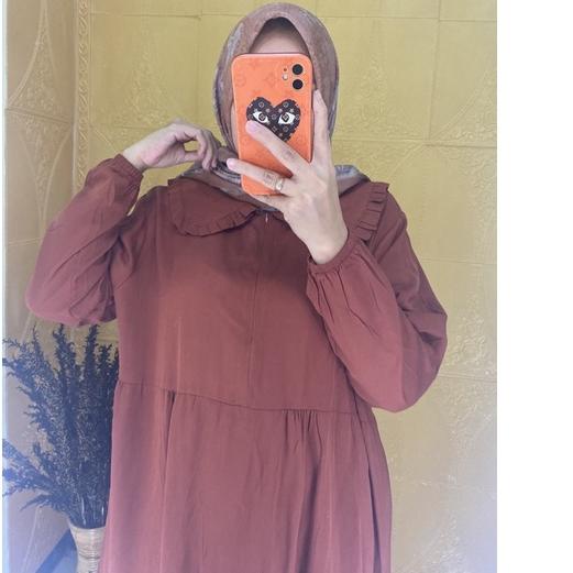 MIDI DRESS KERAH REMPEL “MT2” <