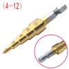 3PCS MATA BOR BESI KUNINGAN KAYU PLASTIK - STEP DRILL PAGODA TINGKAT
