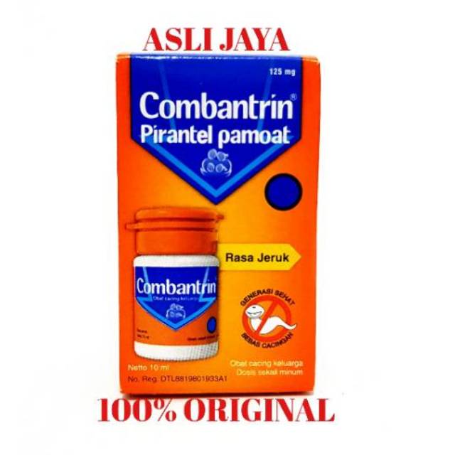 COMBANTRIN CAIR RASA JERUK - OBAT CACING (10ML)