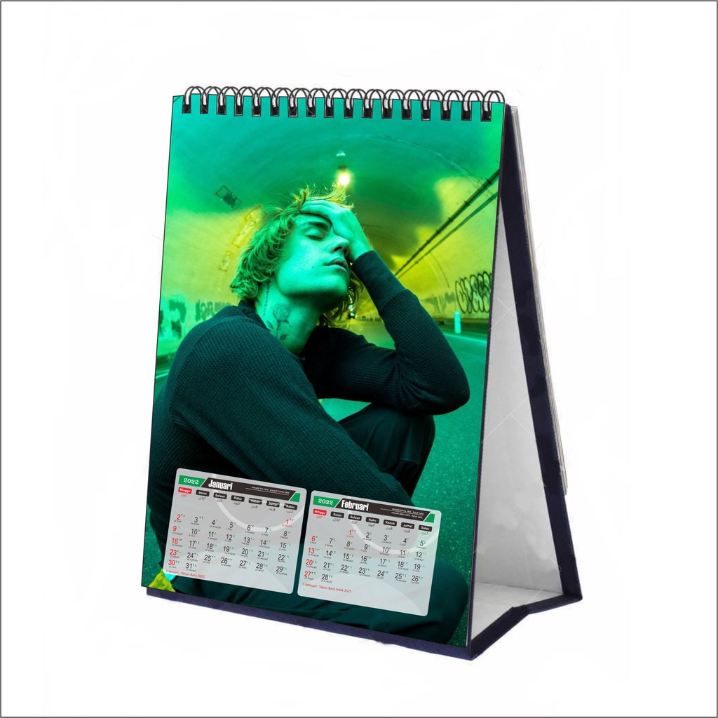 

Kalender Meja Hardcover Justin Bieber 2025