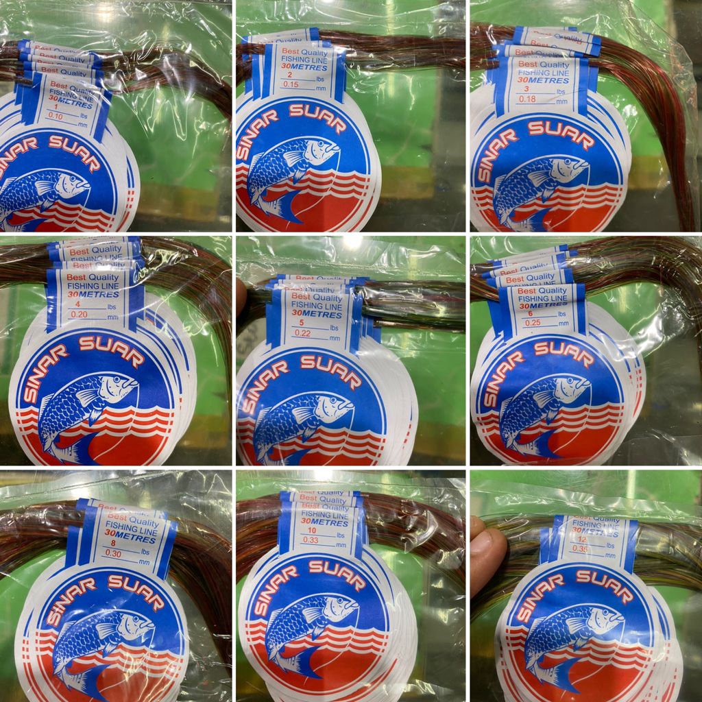 SENAR PANCING MURAH PELANGI DAN BIRU 1 - 40