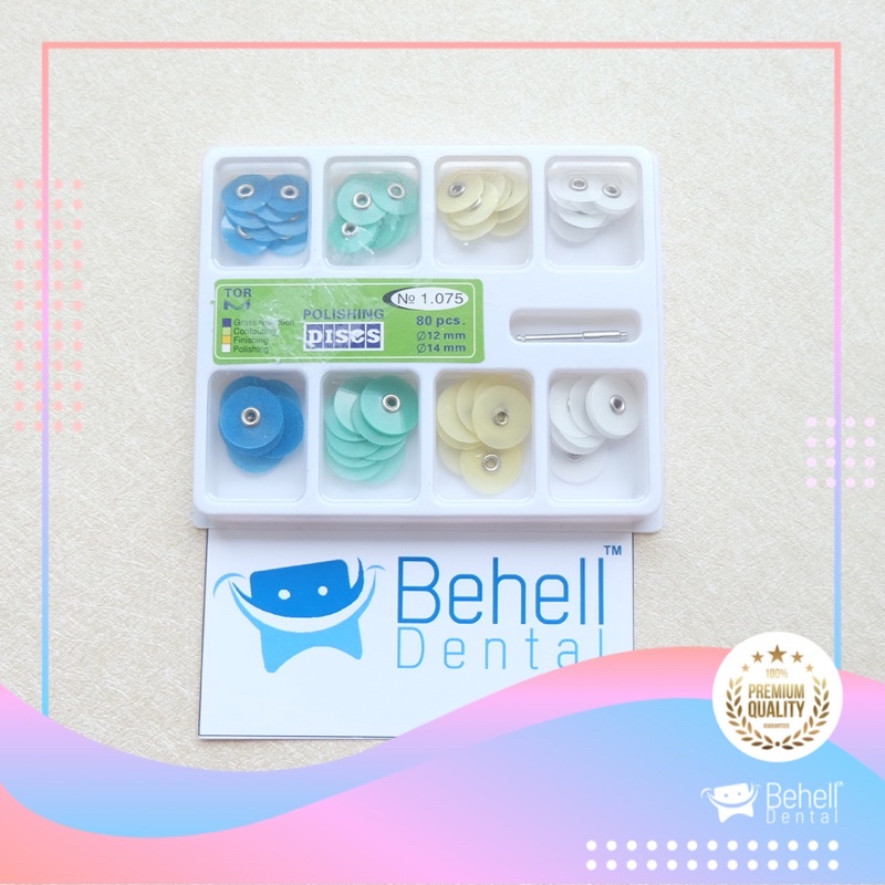 SET 80Pics DENTAL COMPOSITE POLISHING 12mm 14mm MANDREL POLES KOMPOSIT KIT SOFLEX // Mandrill Mandrills Mandril Sof Lex Komposite Bur Untuk Gigi Palsu Dan Veneer / Cakram Amplas