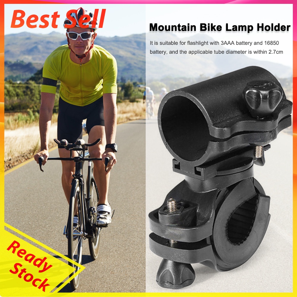 Antiskid Mountain Bike Light Bracket Bicycle Flashlight Torch Mount Holder