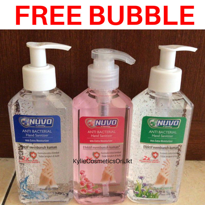 [READY STOCK MURAH ORI] Hand Sanitizer Nuvo Gel 250 ml Pump 250ml