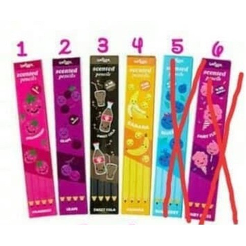 

Pensil Smiggle Scented Pencil isi 4pc