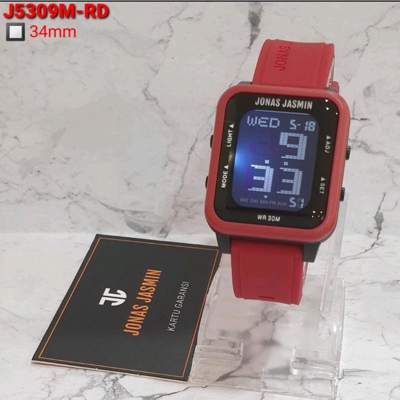 Jam Tangan Jonas Jasmin Digital Rubber Terlaris Jam Tangan Pria Digital