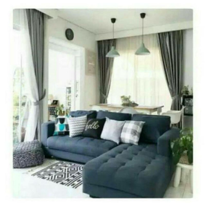 Sofa L Minimalis ( pengiriman dari tegal - jawa tengah)