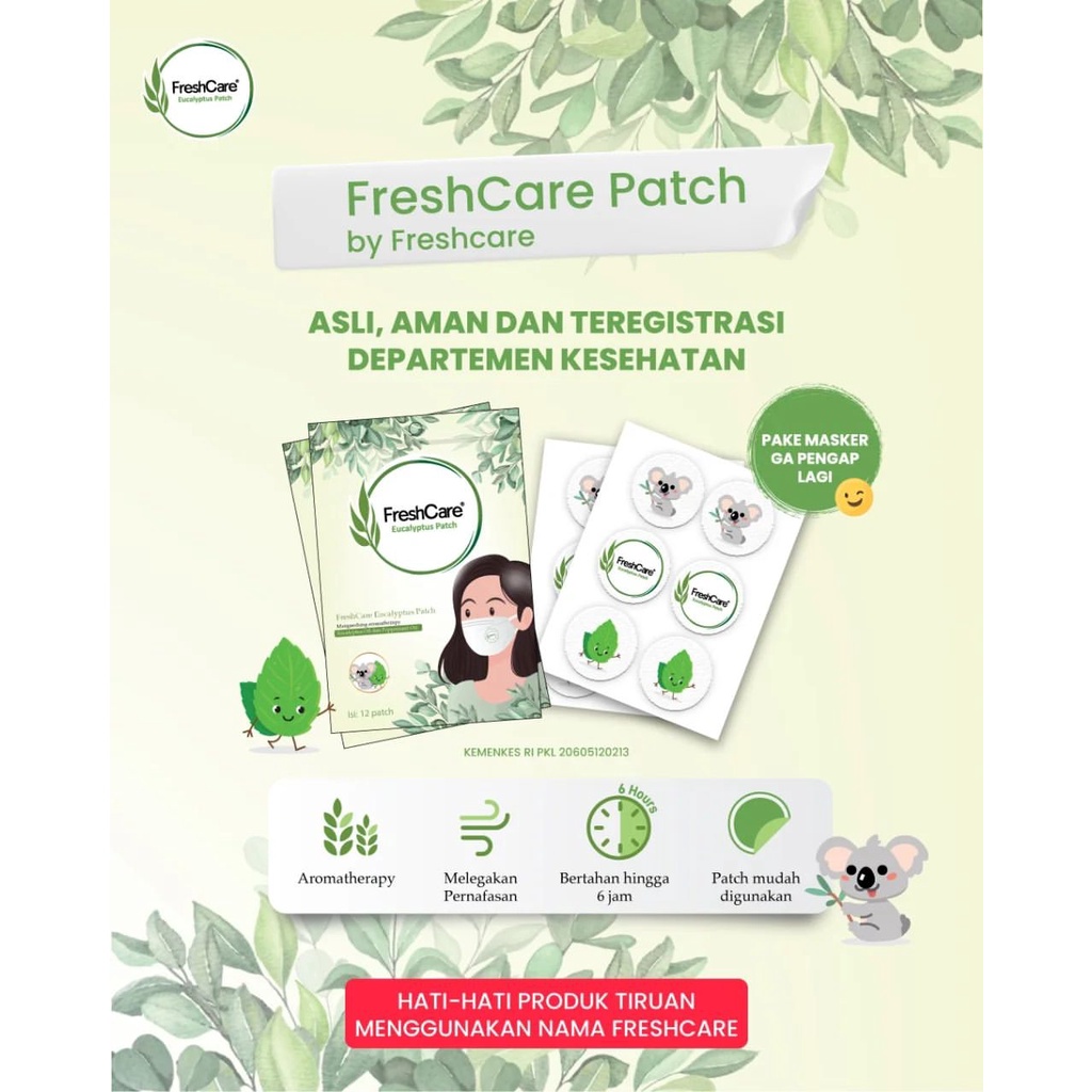 FRESHCARE EUCALYPTUS PATCH (PAKET GROSIR INSTAN)