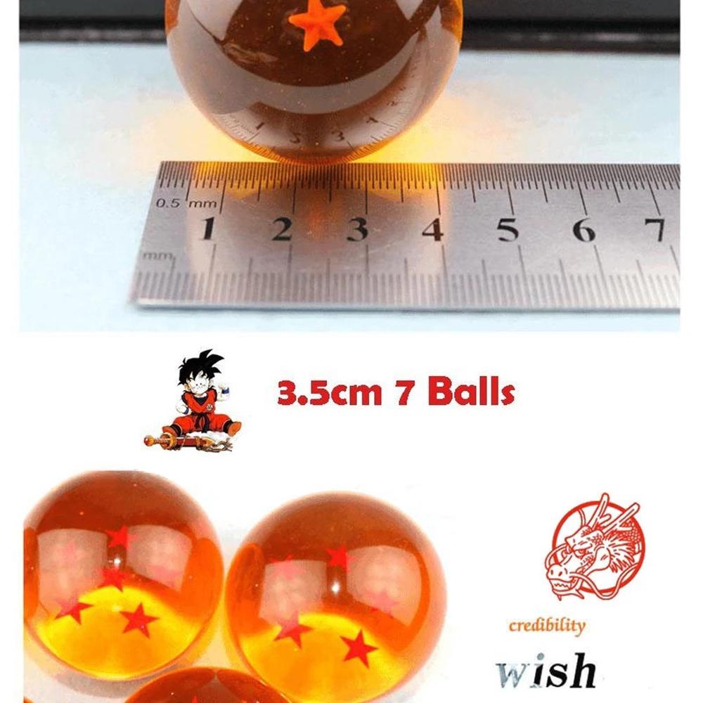 Needway   Koleksi Bola Kristal Klasik 3.5cm Angka Mainan Model Bola Action Figure