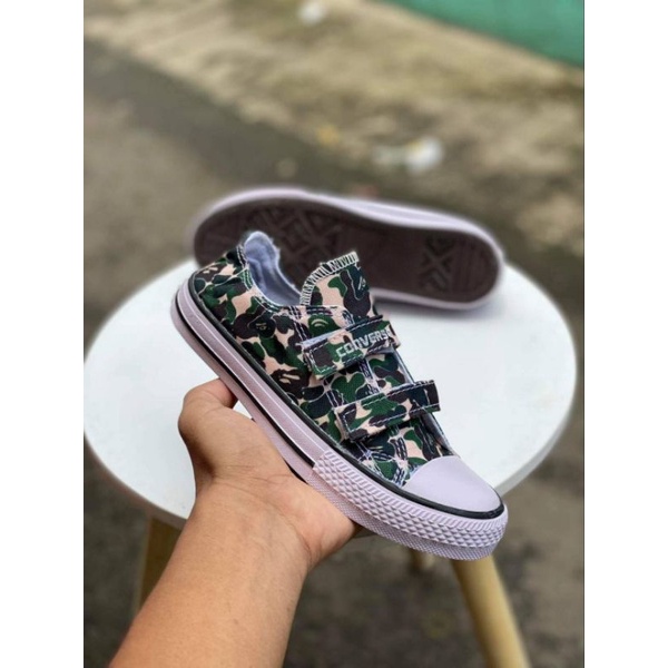 Sepatu Anak Converse x Bape