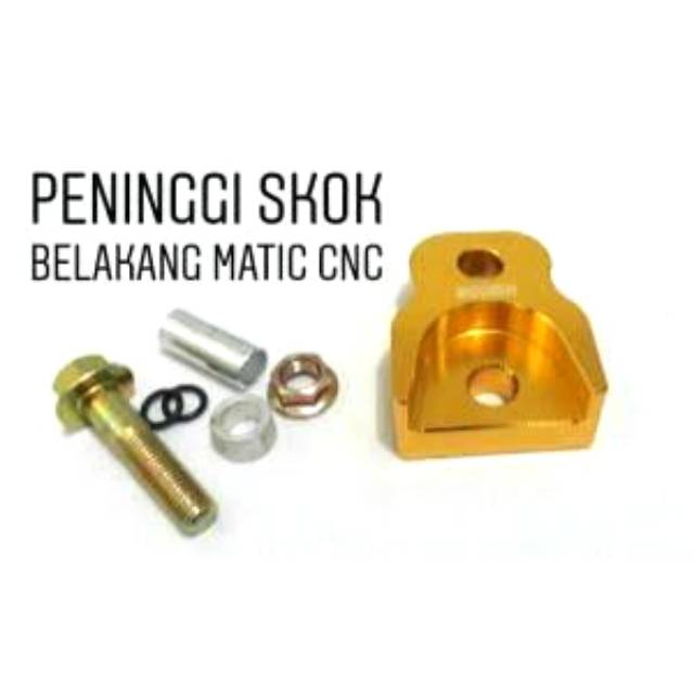 PANGKON PENINGGI SHOCK MATIC BELAKANG BAGIAN ATAS &amp; BAWAH UNIVERSAL