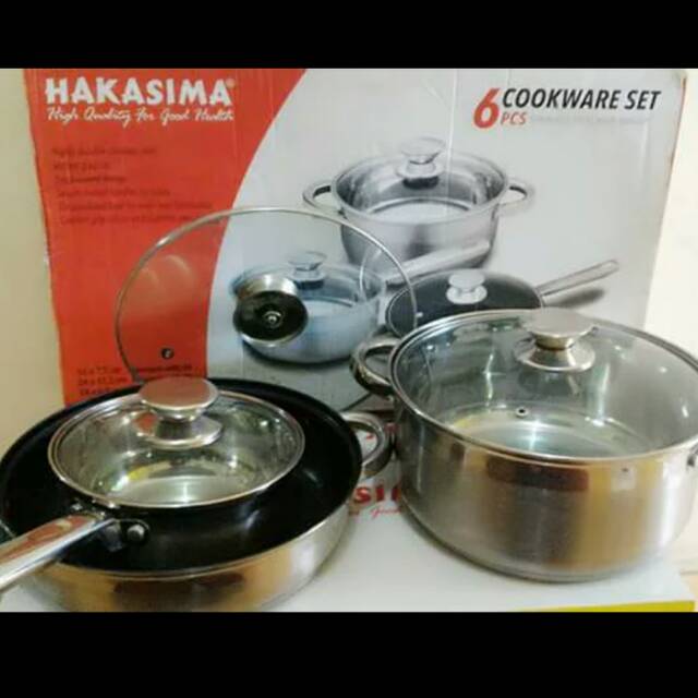 HAKASIMA COOKWEAR SET 6PCS