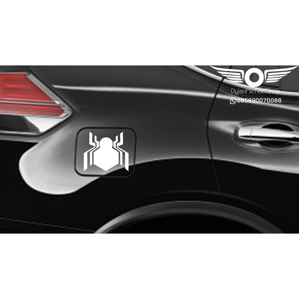 Stiker Mobil Tangki Bensin Spiderman Homecoming Car Cover Fuel Sticker