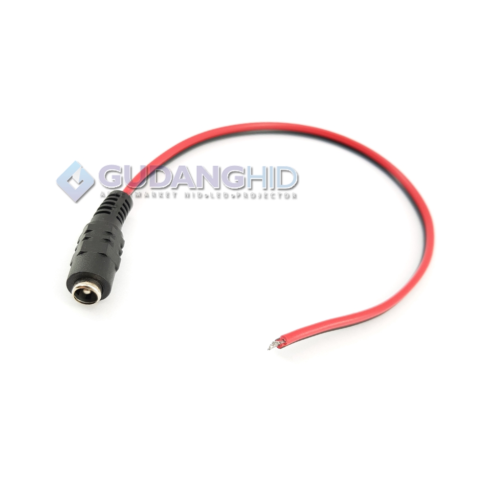 Soket Kabel Jack DC Female 5.5mm Kabel 25cm Power Supply Trafo CCTV
