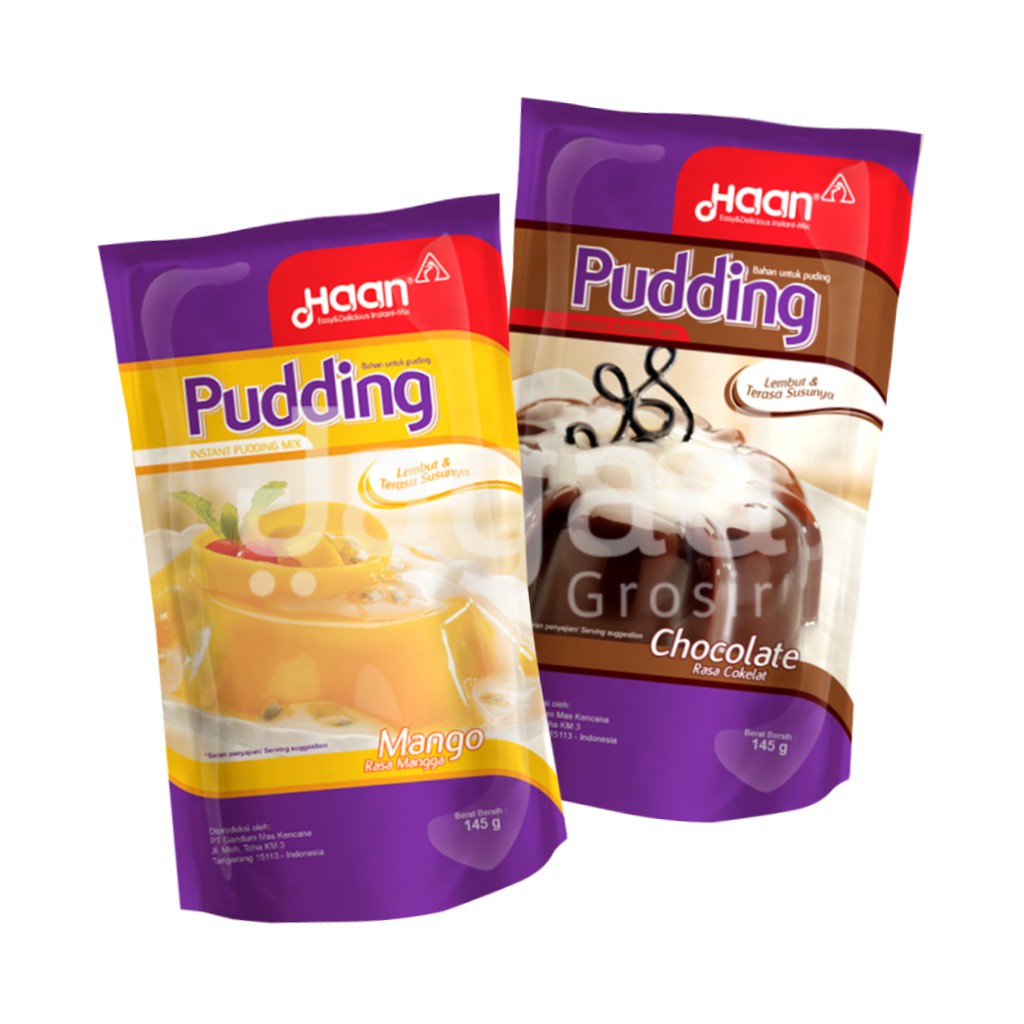 

Haan Pudding Rasa Cokelat / Mangga 145 gram