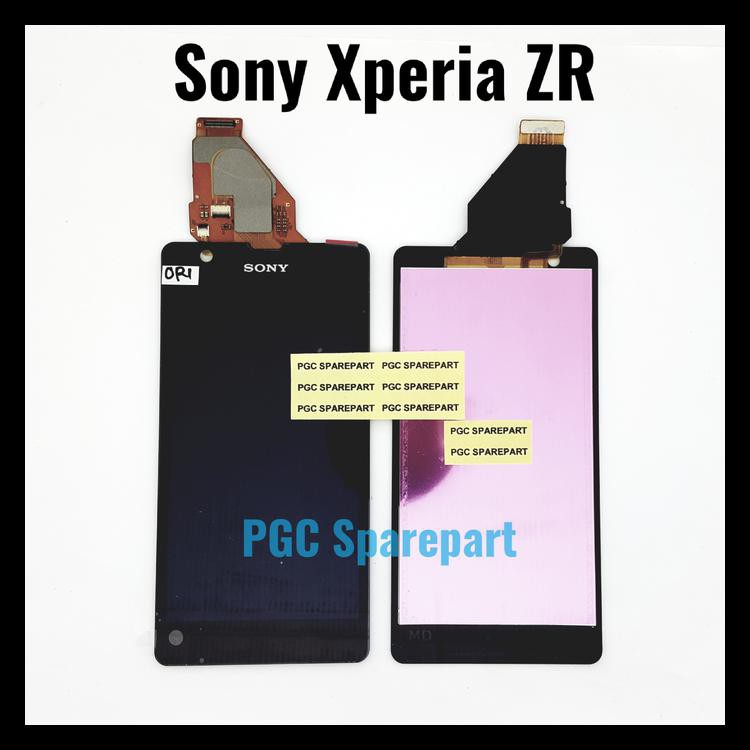 Ori Oem Lcd Touchscreen Fullset Sony Xperia Zr C5502 C5503 M36H So-04E Kode 570
