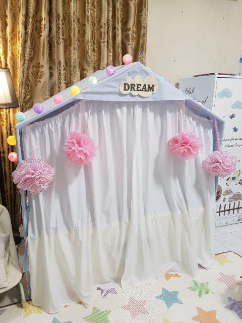 Pompom / Kertas Tissue Pom Pom Polkadot Polka Dot 25 Cm Dekorasi Pesta Ultah Bridal Baby Shower