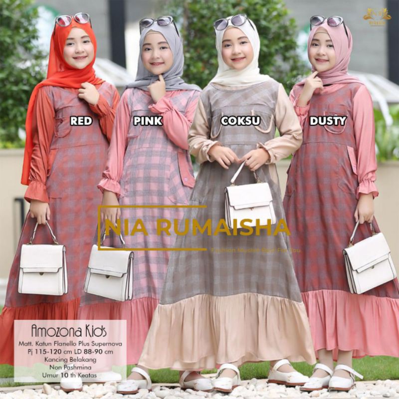 GAMIS ANAK AMAZONA KIDS ORINAURA