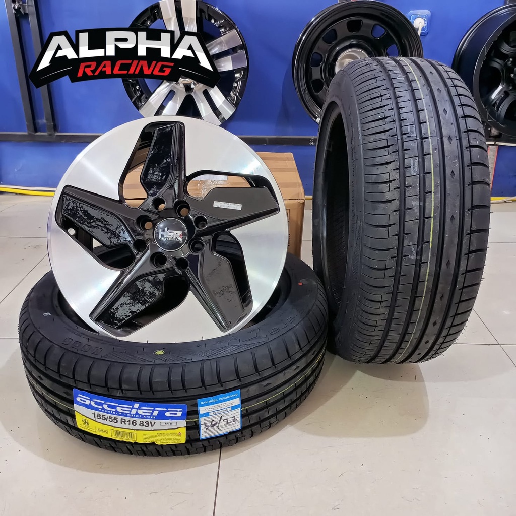 Paket Velg Plus Ban Ring15 HSR Untuk Brio, Ayla, Jazz, Mobilio, Xenia