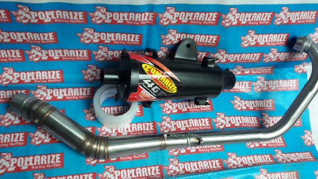 Knalpot standar racing model byson karbu for byson