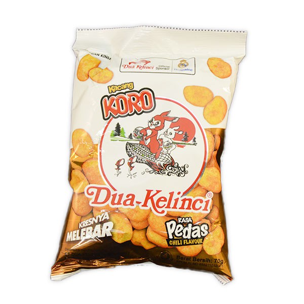 

Dua Kelinci Koroku Pedas 70 Gr