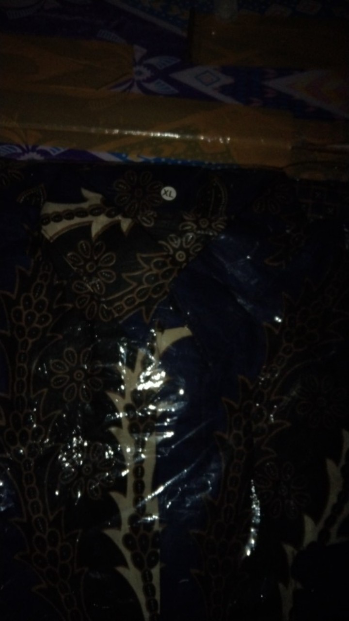 Baju Batik Pria Slimfit Big Size M L Xl Xxl Atasan Kemeja Batik Lengan Pendek Original