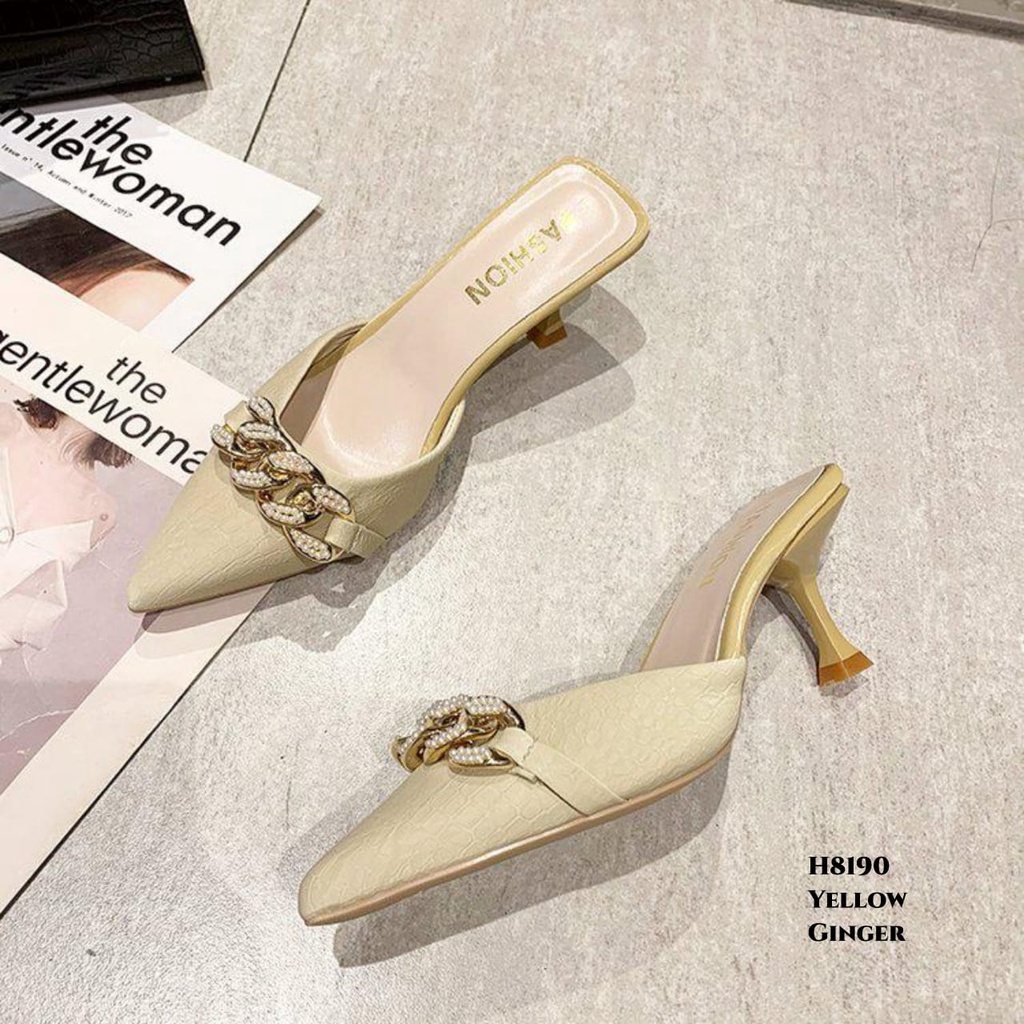 PRF RESTOCK HEELS SLOP FASHION KOREA H8190