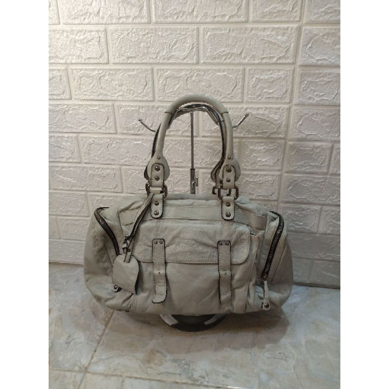 tas kulit asli leather preloved second mantul