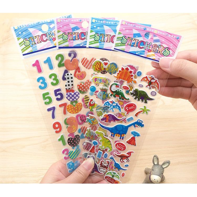 

Sticker Timbul 3D Karakter