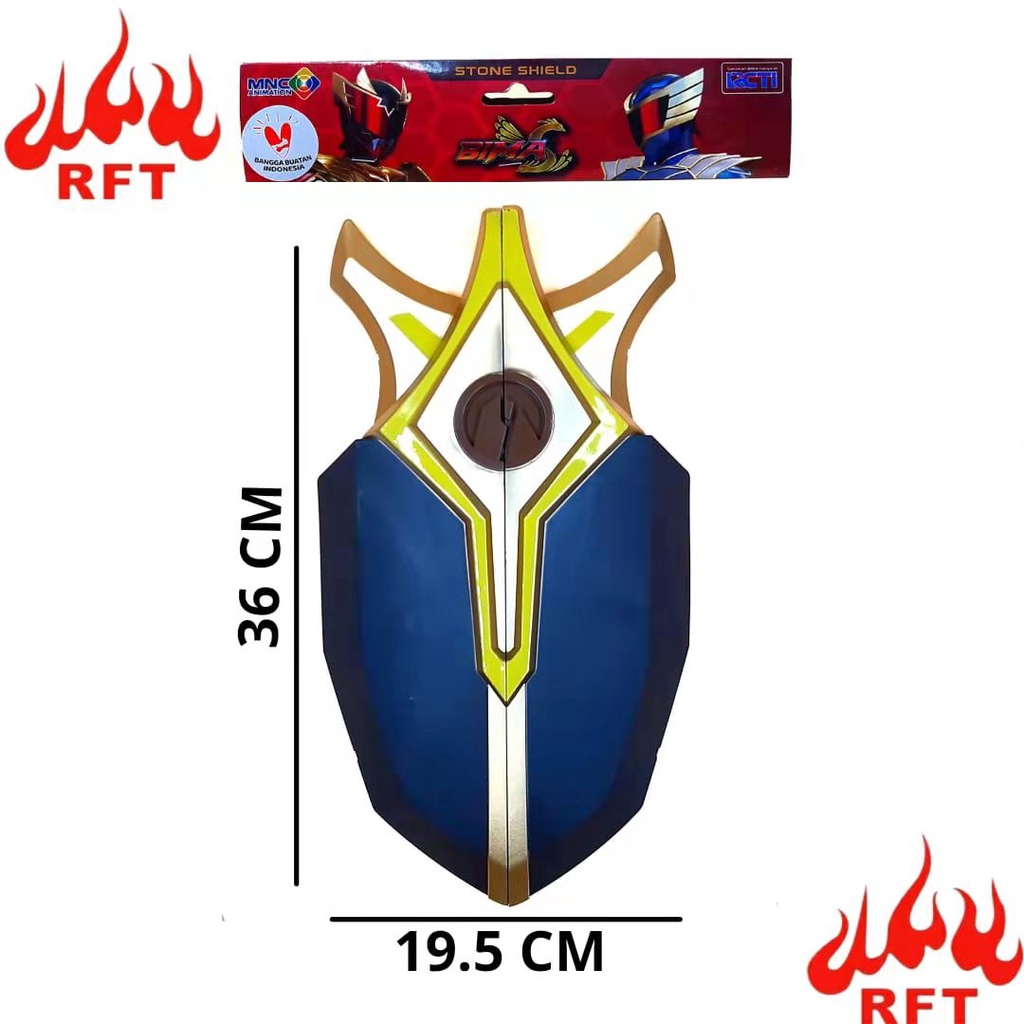 Mainan anak Tameng BIMA S stone shield original lisensi MNC 03031-1