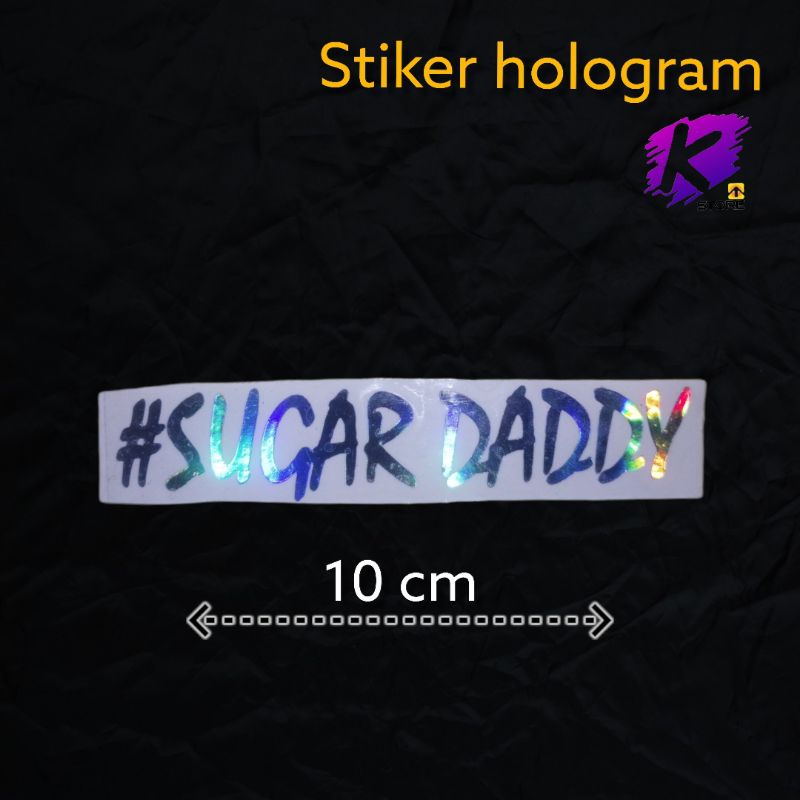 STICKER HOLOGRAM SUGAR DADDY