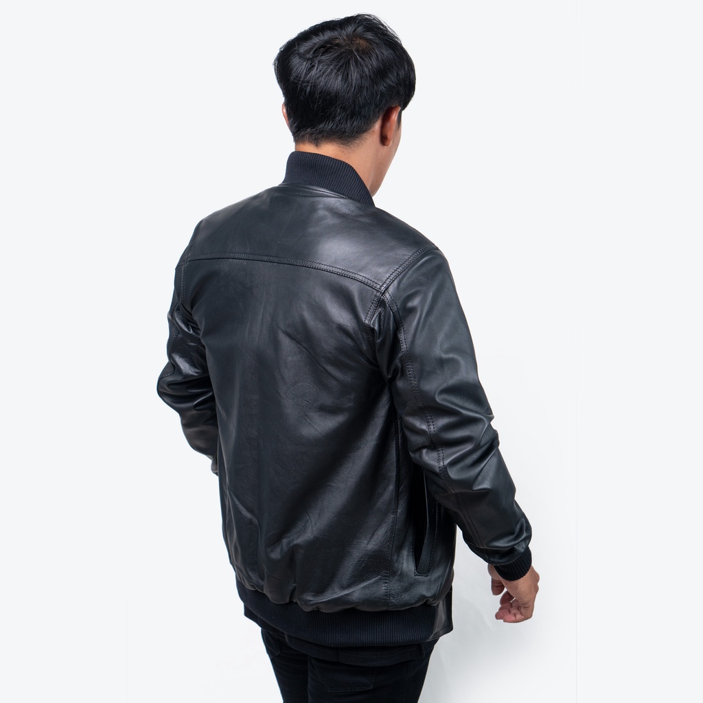 Jaket Pria Kulit Asli Model Bomber Premium Leather  Bomber Original BMK