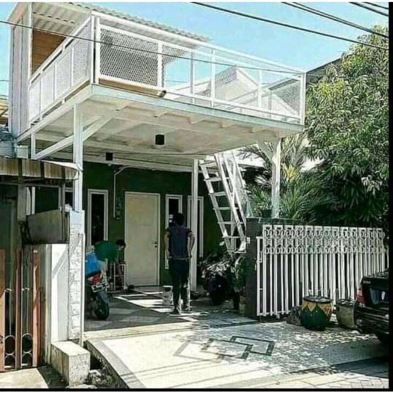 KANOPI DAK PLAT BORDES BALKON MURAH