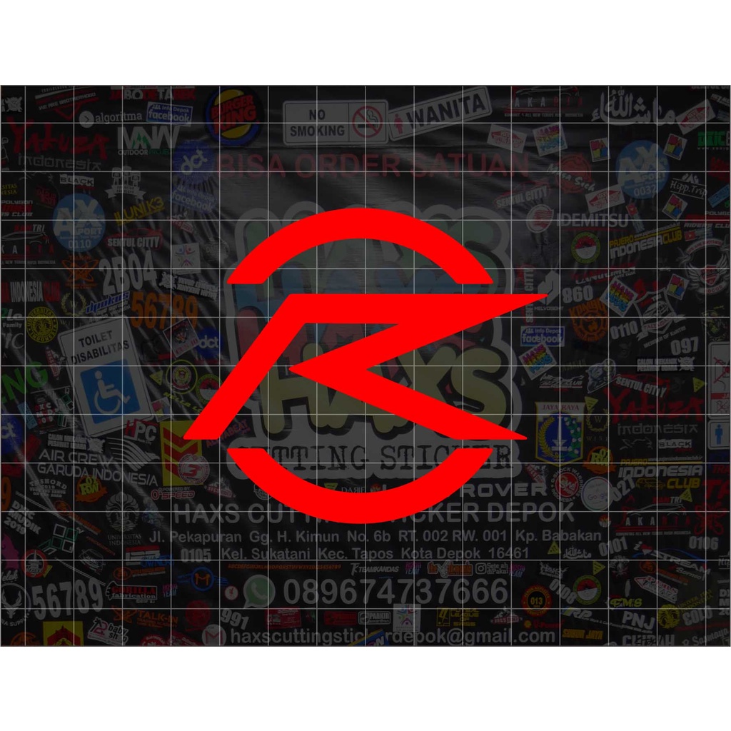 Cutting Sticker Logo Kamen Rider Drive Ukuran 7,5 Cm