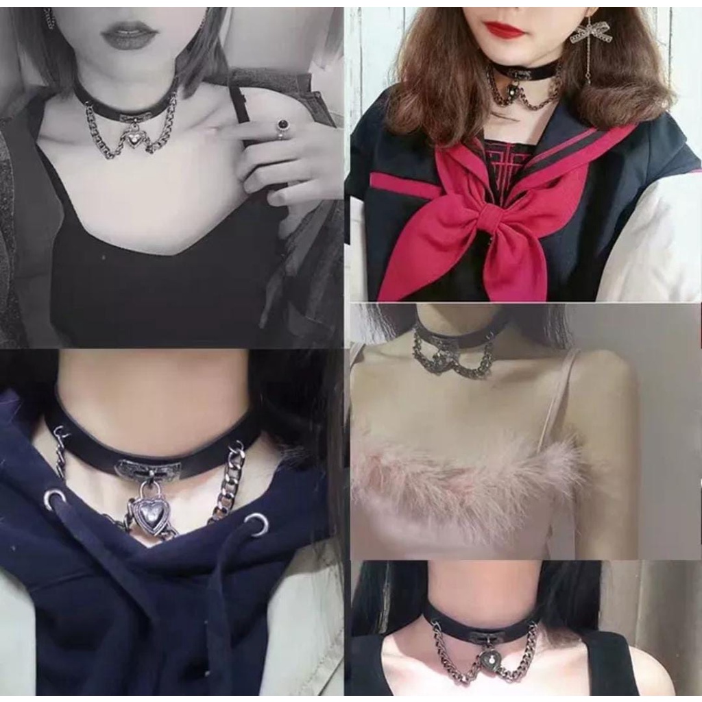 rcsbeauty - NEW Kalung choker gothic kalung choker hitam